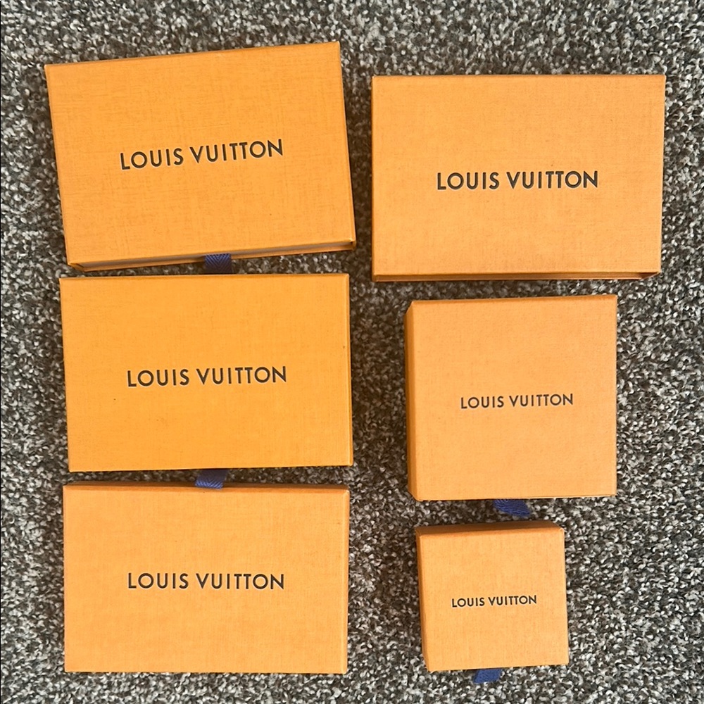 Louis Vuitton Orange Gift Boxes Set